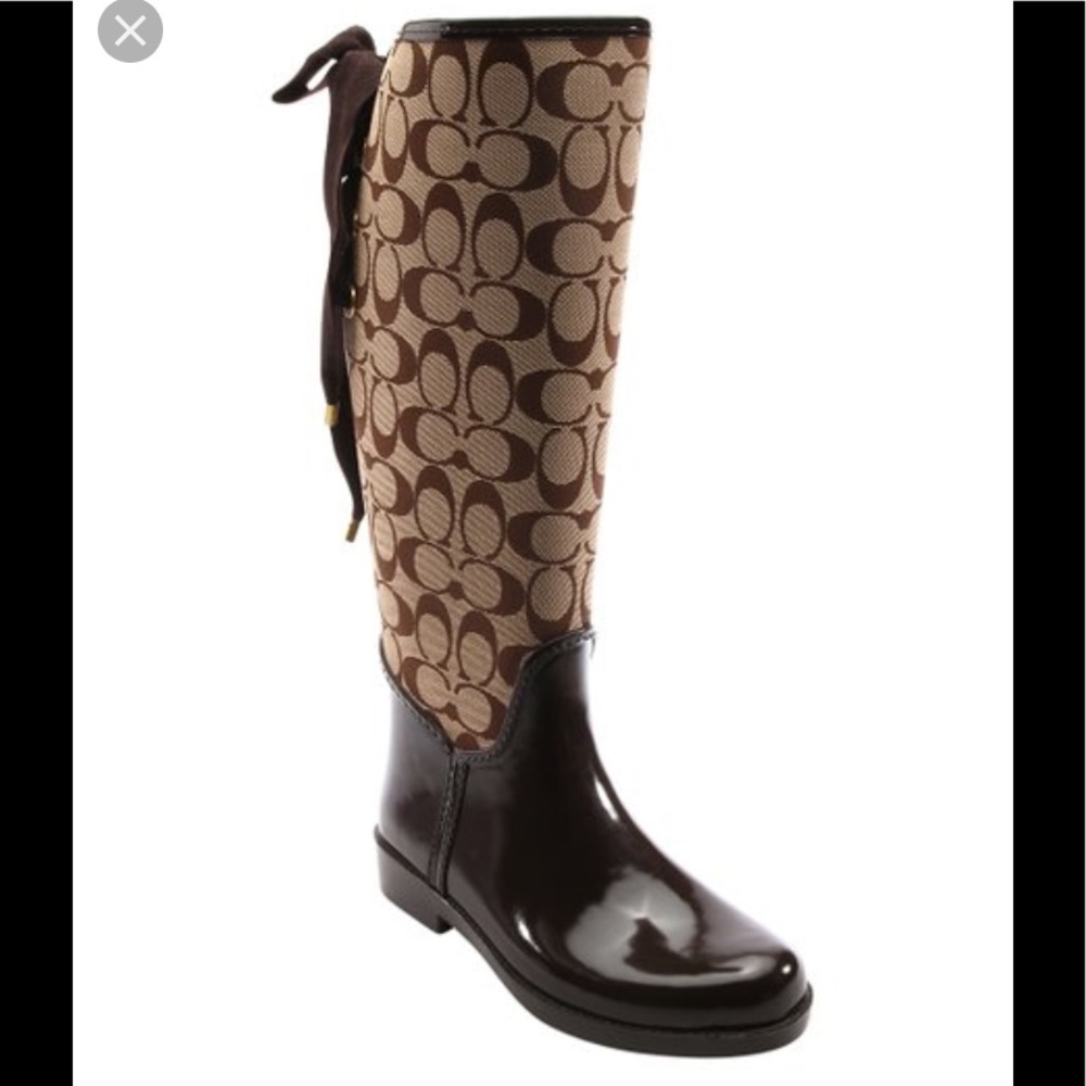 BRAND NEW! Coach 'Tristee' Waterproof Rain Boot!
